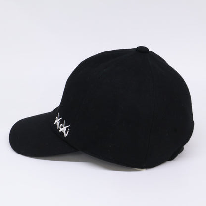 sacai KAWS 21AW Melton Wool Cap Black Size 3