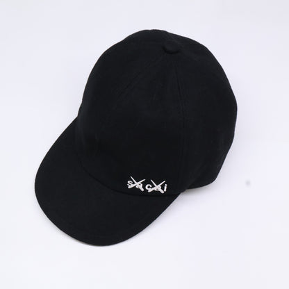 sacai KAWS 21AW Melton Wool Cap Black Size 3
