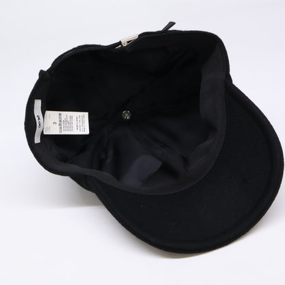 sacai KAWS 21AW Melton Wool Cap Black Size 3
