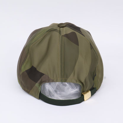 sacai KAWS 21SS Camo S-Logo Nylon Cap Green Size ONE SIZE