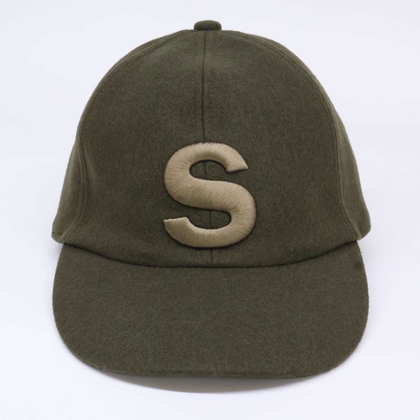 sacai 20AW S-Logo Wool Melton Cap Green Size 3