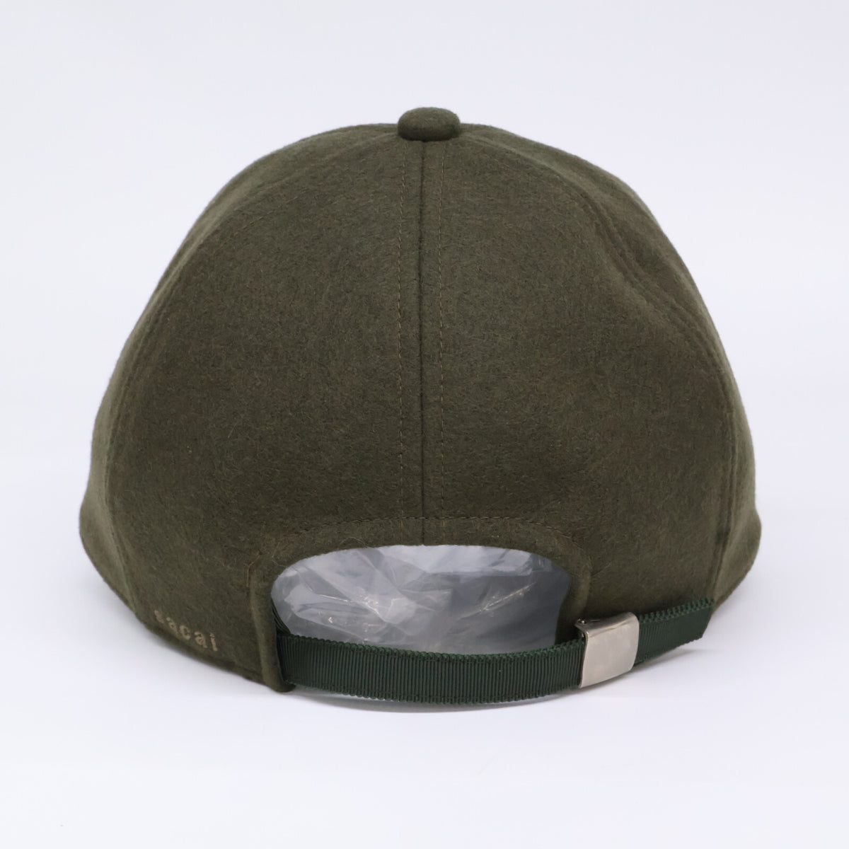sacai 20AW S-Logo Wool Melton Cap Green Size 3