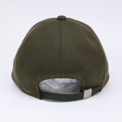 sacai 20AW S-Logo Wool Melton Cap Green Size 3