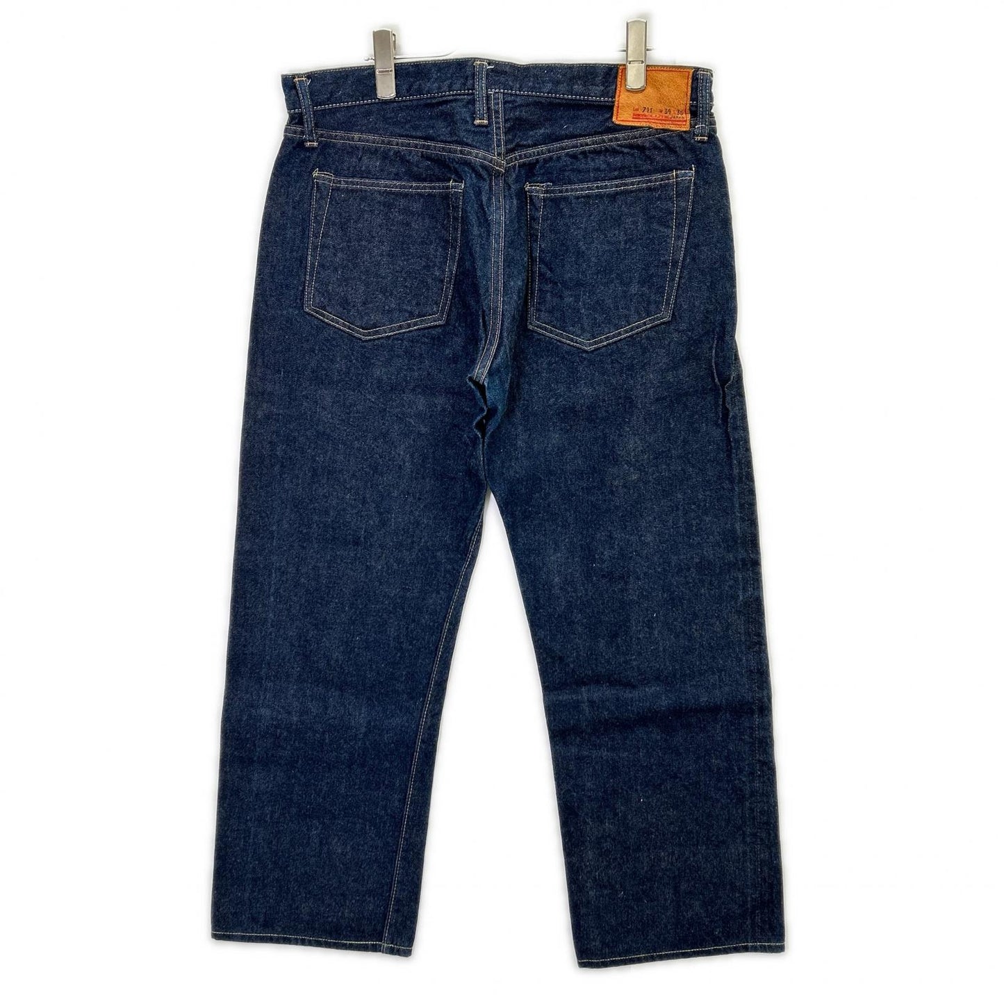 RESOLUTE 711 XX Model Straight Denim Jeans Blue Size 34