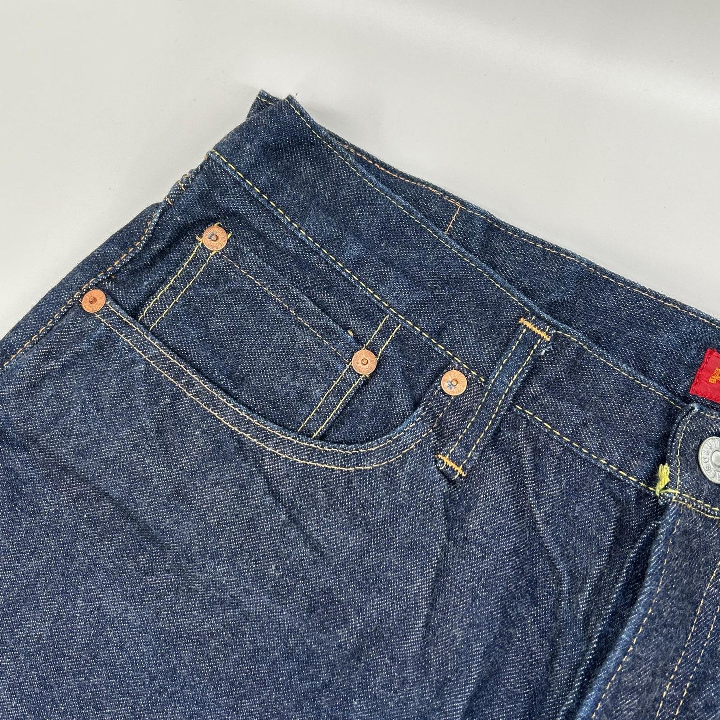 RESOLUTE 711 XX Model Straight Denim Jeans Blue Size 34