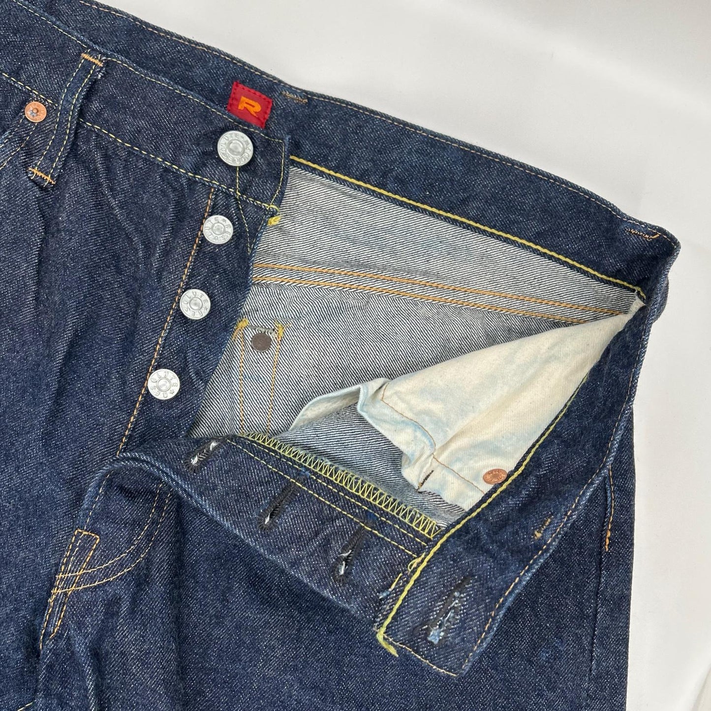 RESOLUTE 711 XX Model Straight Denim Jeans Blue Size 34