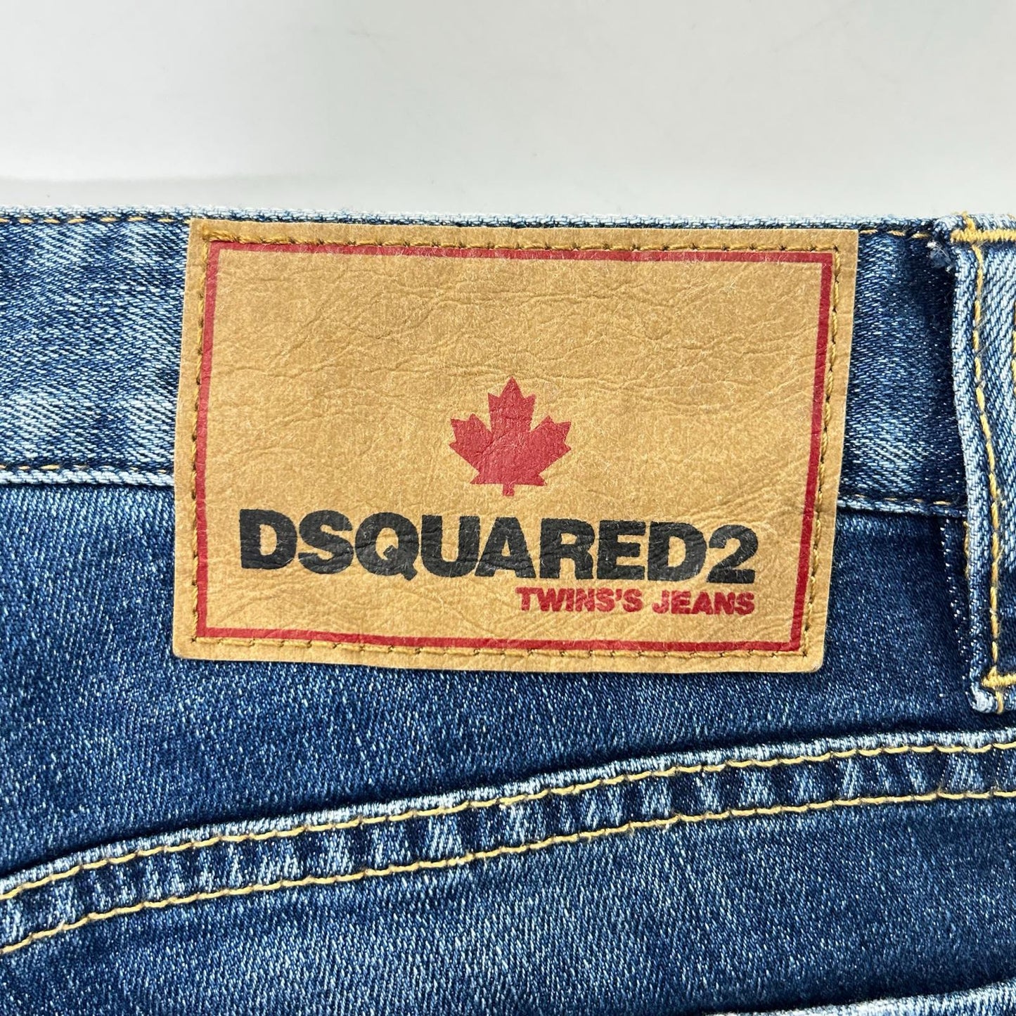 Dsquared2 DSQUARED Blue Button Fly Skinny Jeans Size 46