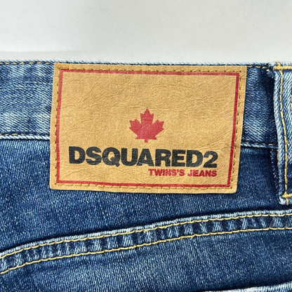 Dsquared2 DSQUARED Blue Button Fly Skinny Jeans Size 46