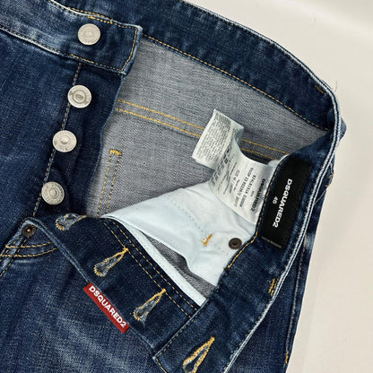 Dsquared2 DSQUARED Blue Button Fly Skinny Jeans Size 46