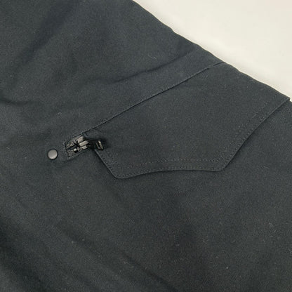 Y-3 Black Cotton Workwear Cargo Shorts Pants Size XL