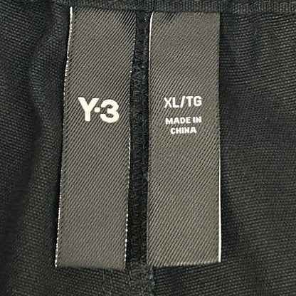 Y-3 Black Cotton Workwear Cargo Shorts Pants Size XL