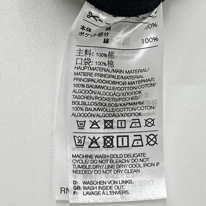 Y-3 Black Cotton Workwear Cargo Shorts Pants Size XL