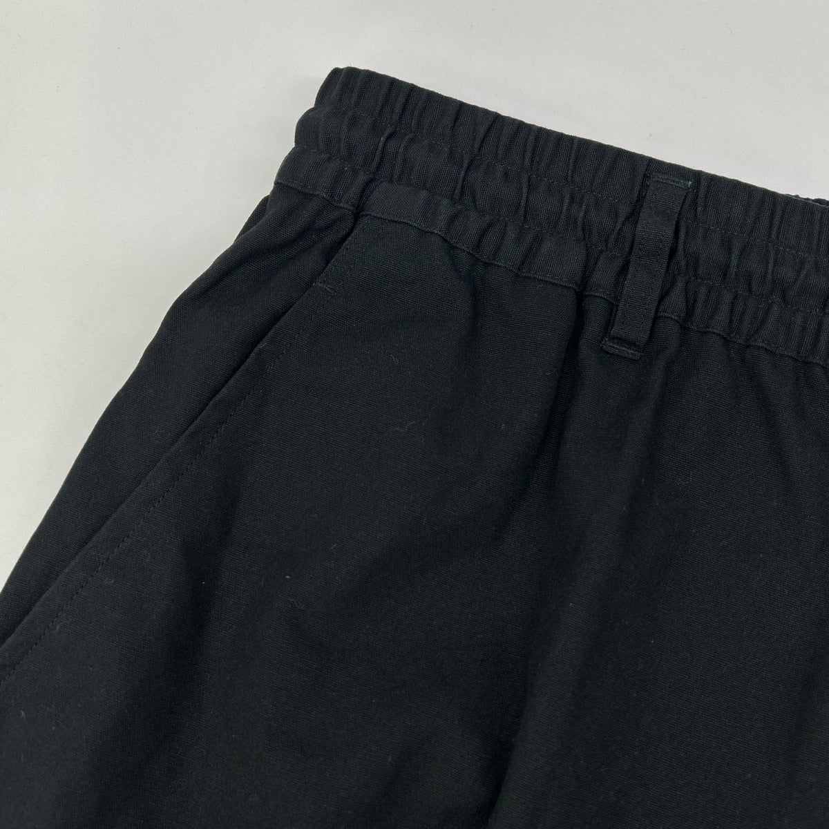 Y-3 Black Cotton Workwear Cargo Shorts Pants Size XL
