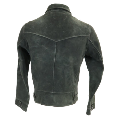 RRL Hadley Suede Jacket Moss Green Size XS/TP