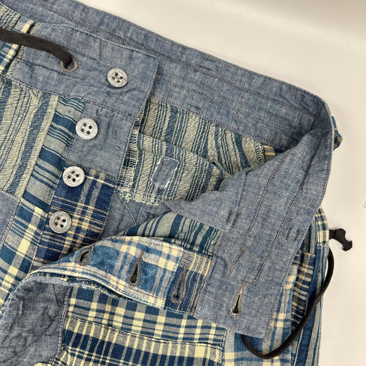 RRL Cotton Linen Indigo Drawstring Pants Size 28×30