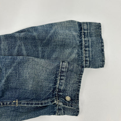 RRL Hewson True Indigo Denim Western Jacket Size S