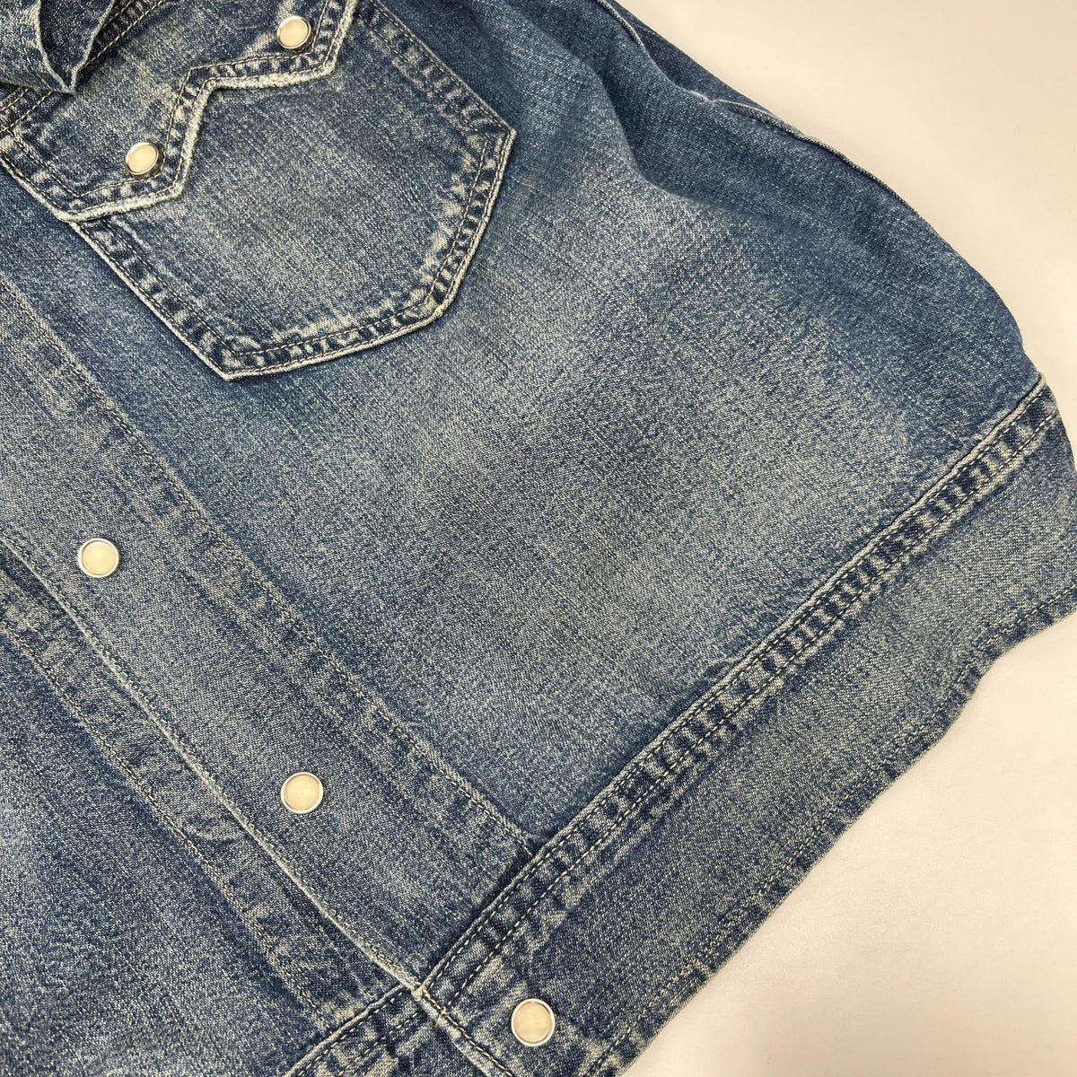 RRL Hewson True Indigo Denim Western Jacket Size S
