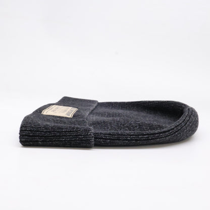 RRL Black Indigo Cotton Watch Cap Size ONE 47CM