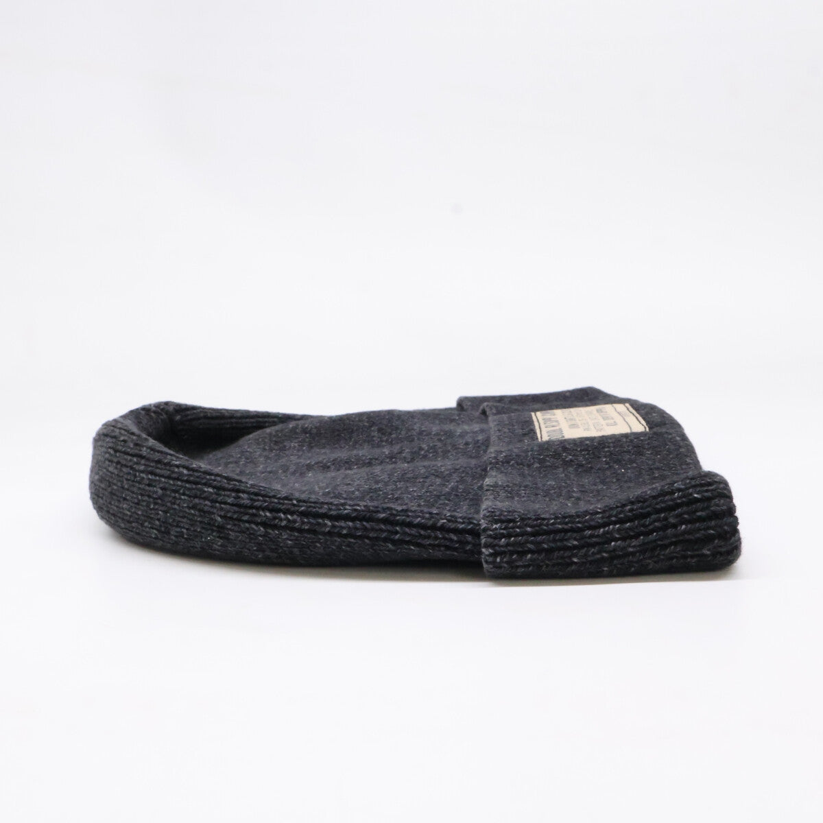 RRL Black Indigo Cotton Watch Cap Size ONE 47CM