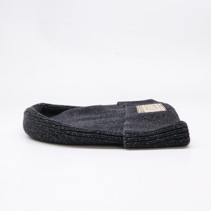 RRL Black Indigo Cotton Watch Cap Size ONE 47CM