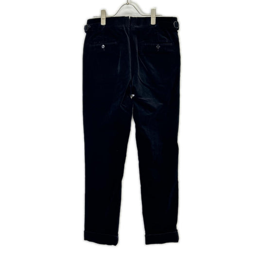 RalphLauren PURPLE LABEL Italian Black Tapered Pants Size 28