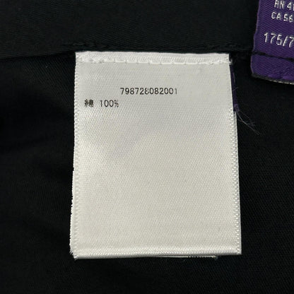 RalphLauren PURPLE LABEL Italian Black Tapered Pants Size 28