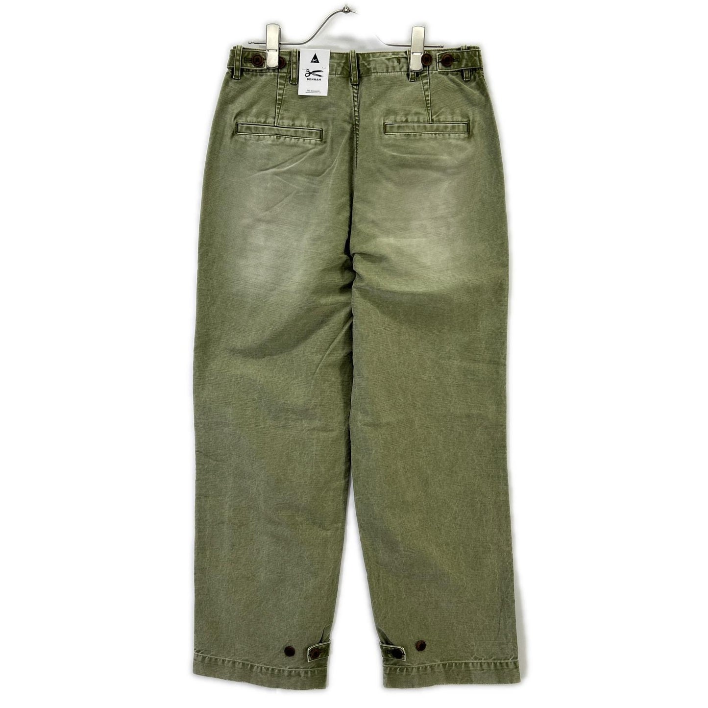 DENHAM Archive Uniform S2 Khaki Chino Military Pants Size 28