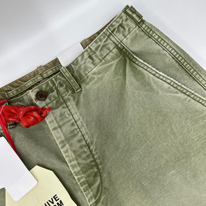 DENHAM Archive Uniform S2 Khaki Chino Military Pants Size 28