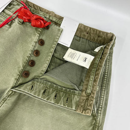 DENHAM Archive Uniform S2 Khaki Chino Military Pants Size 28