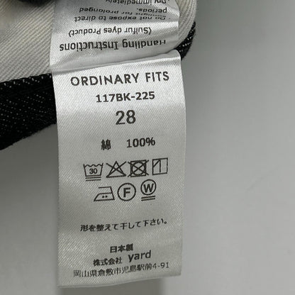 Ordinary fits Limited Model Indigo Loose Jeans Size 28