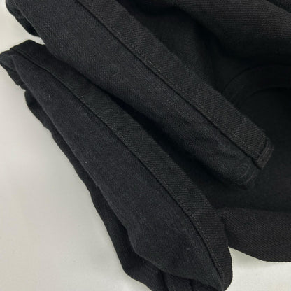 COMOLI C03-03005 Black Tapered Denim Jeans Size 2