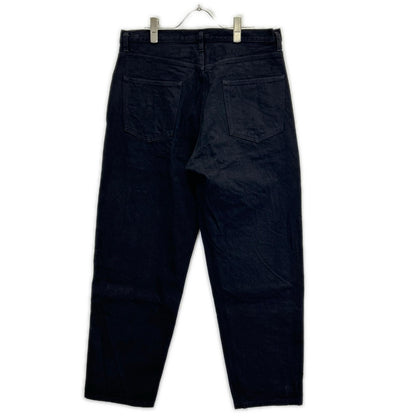 COMOLI C03-03005 Black Tapered Denim Jeans Size 2