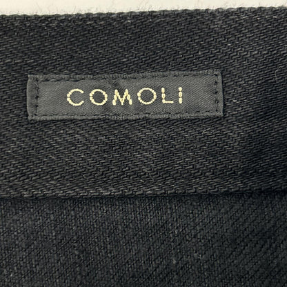 COMOLI C03-03005 Black Tapered Denim Jeans Size 2