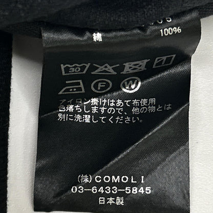 COMOLI C03-03005 Black Tapered Denim Jeans Size 2