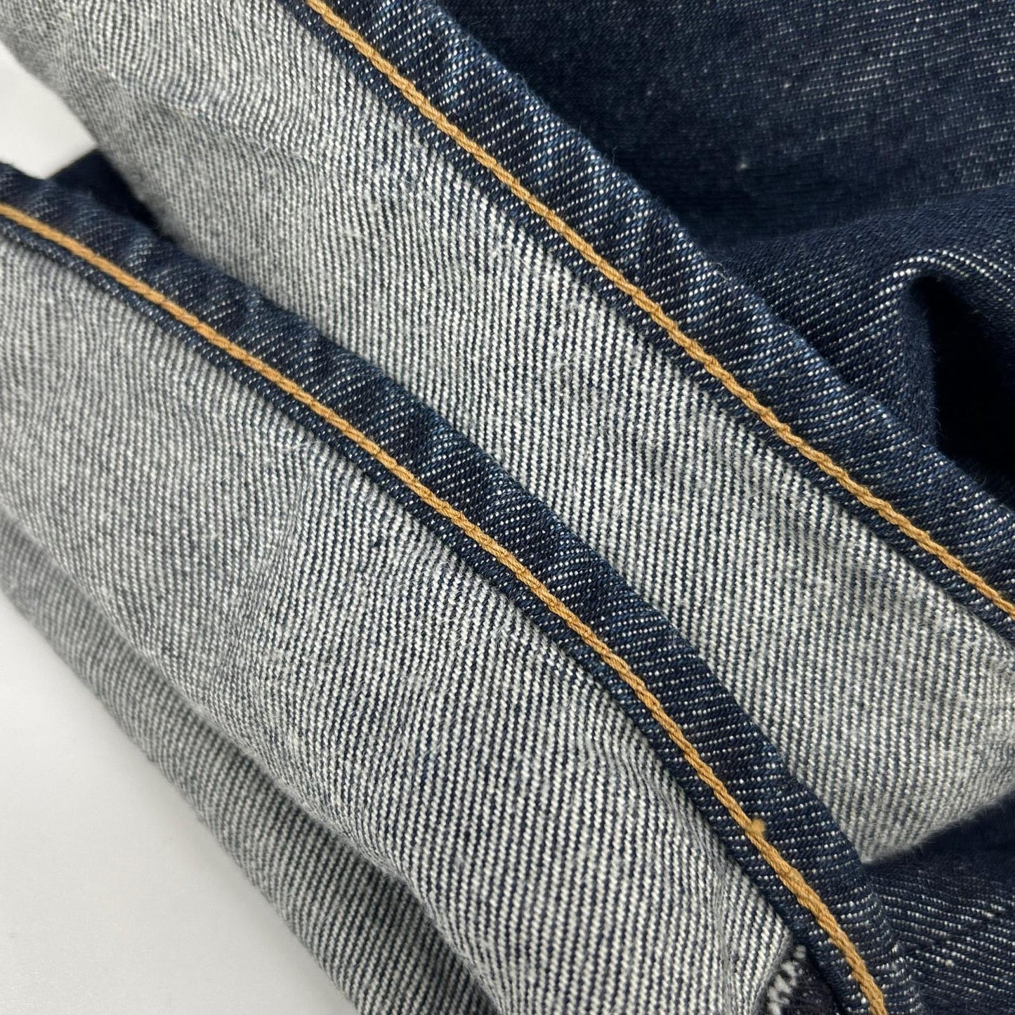 AURALEE A00P03DM Hard Twist Denim Wide Pants Indigo Size 30