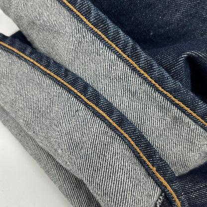 AURALEE A00P03DM Hard Twist Denim Wide Pants Indigo Size 30