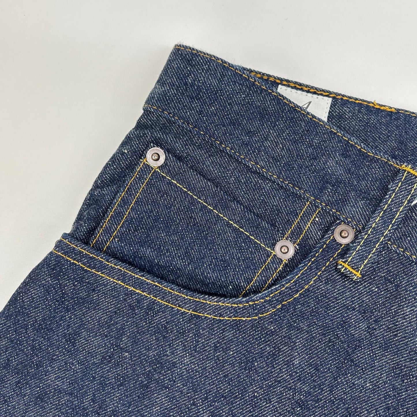 ANATOMICA 25SS 11618 B Denim Button Fly Jeans Indigo Size 33
