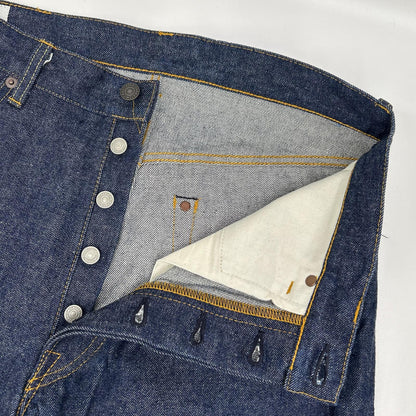 ANATOMICA 25SS 11618 B Denim Button Fly Jeans Indigo Size 33