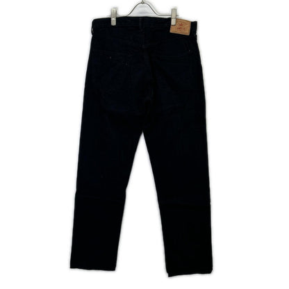 ANATOMICA 24SS Button Fly Tapered Black Denim Jeans Size 34