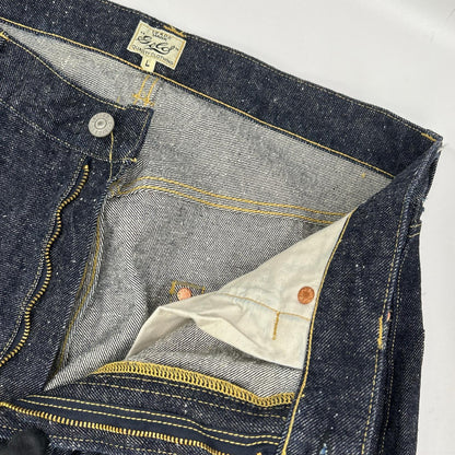 GOLD Recycled Suvin 14oz Denim 5-Pocket Pants Indigo Size L