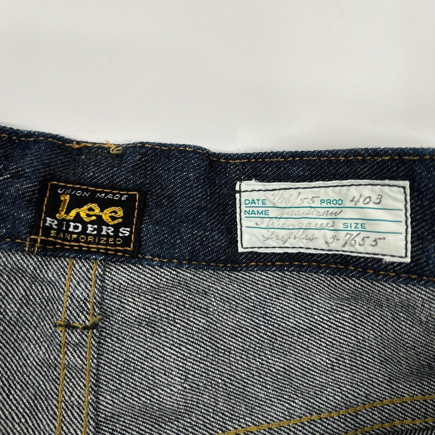 Lee LM6355 1955 James Dean 101-Z Zip Jeans Indigo Size 33