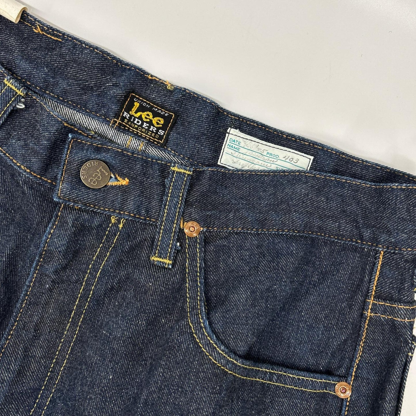 Lee LM6355 1955 James Dean 101-Z Zip Jeans Indigo Size 33