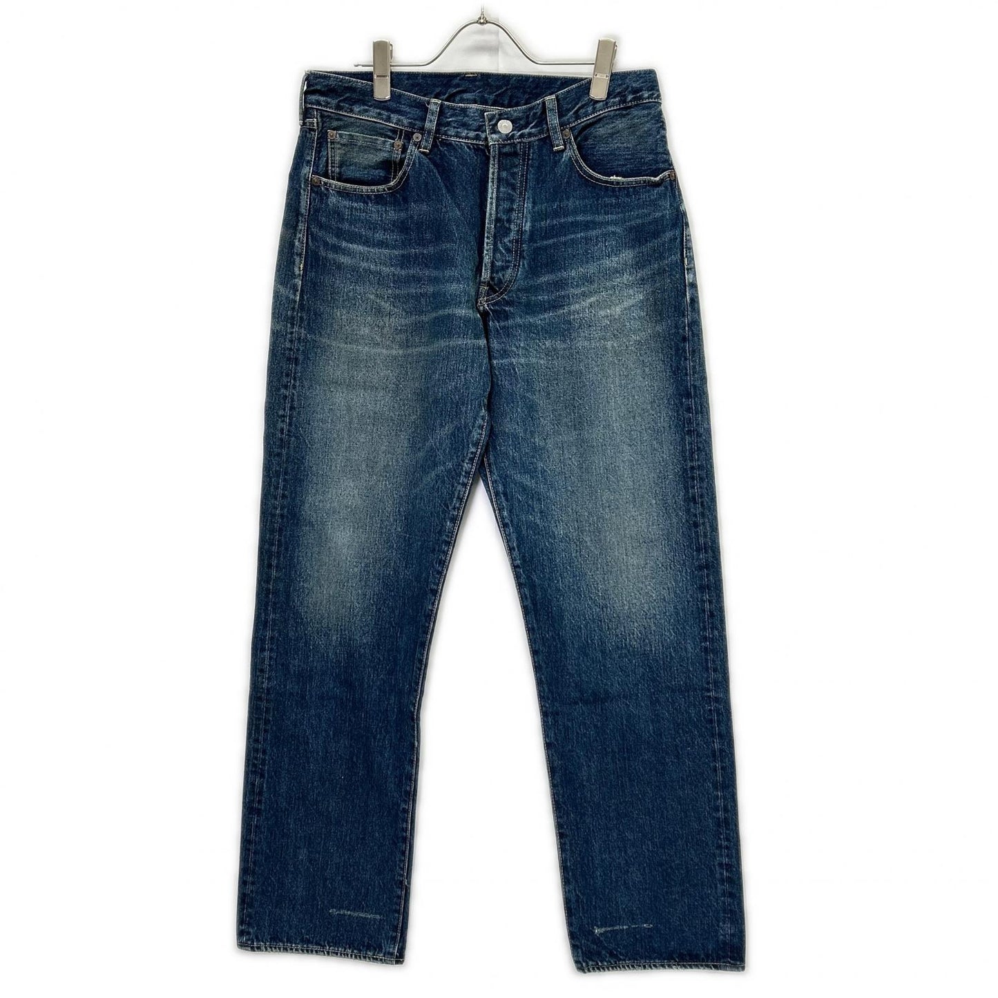 MINEDENIM L.Straight 5-Pocket Button Fly Jeans Indigo Size 9