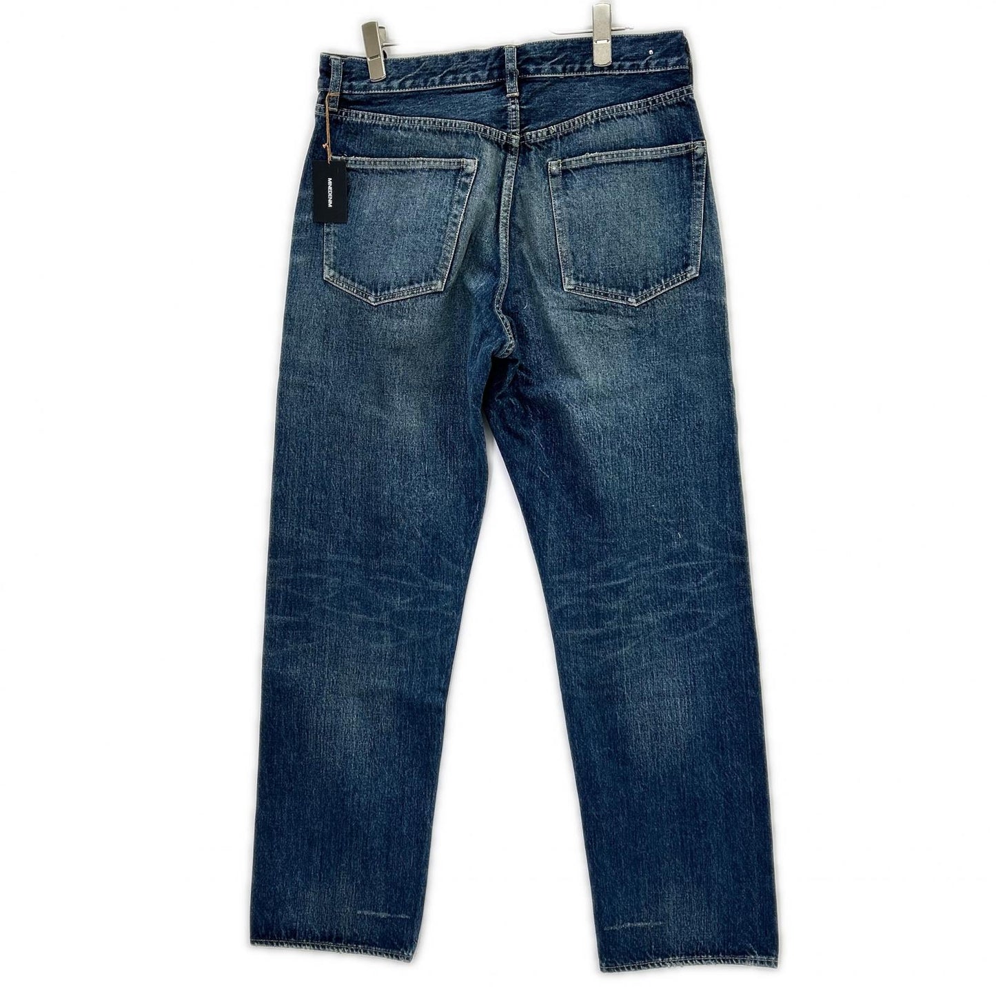 MINEDENIM L.Straight 5-Pocket Button Fly Jeans Indigo Size 9
