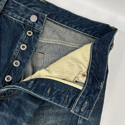 MINEDENIM L.Straight 5-Pocket Button Fly Jeans Indigo Size 9