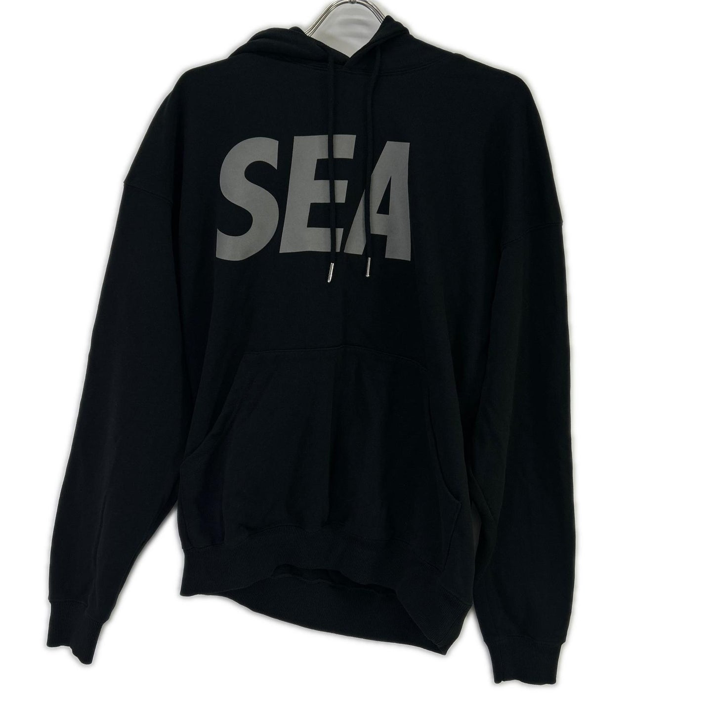 WIND AND SEA OG Sea Logo Hoodie Sweatshirt Black Size M