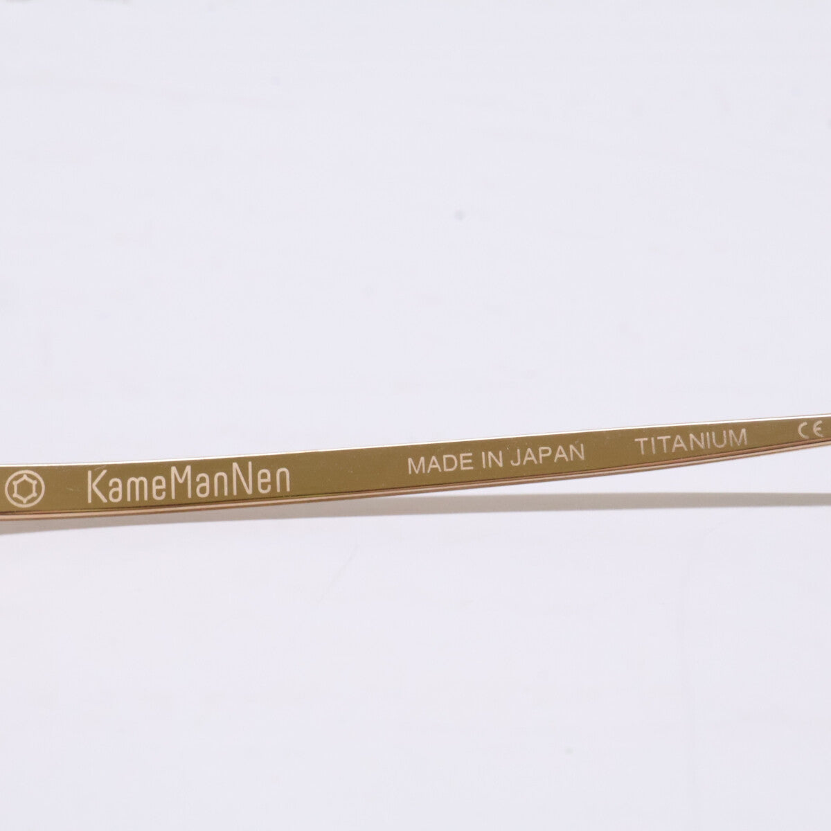 KameManNen KMN152 GD Octagon Eyeglasses Gold Size 46X23-145
