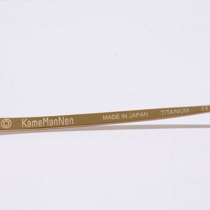 KameManNen KMN152 GD Octagon Eyeglasses Gold Size 46X23-145