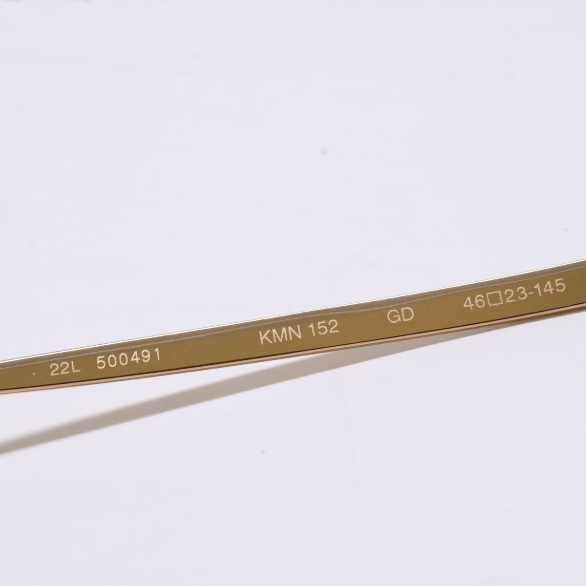KameManNen KMN152 GD Octagon Eyeglasses Gold Size 46X23-145