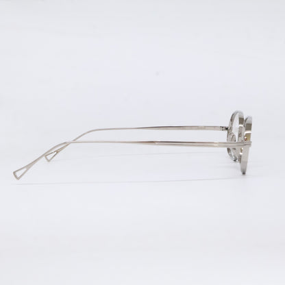 KameManNen KMN9918 TS Oval Eyeglasses Silver Size 45X22-145